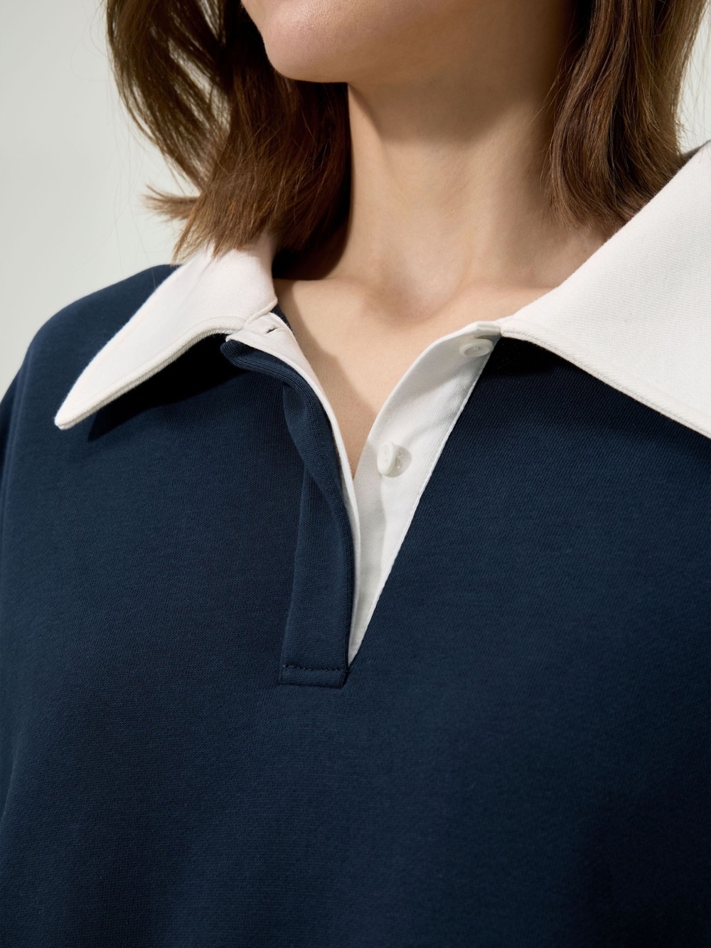 LILYSILK Silkerry® Polo Sweatshirt - Picture 3 of 15